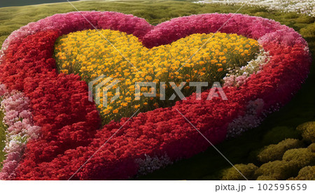 Generative AI, Heartfelt Bloom: A Natural Wonder of Love 102595659