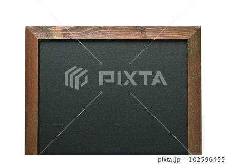 blank clean new chalkboard in wooden frame isolated on white background, blackboard for education school blank clean new chalkboard in wooden frame isolated on white background, blackboard for education school 102596455