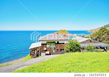 北海道増毛郡増毛町　岩尾温泉 夕陽荘の絶景 102597053