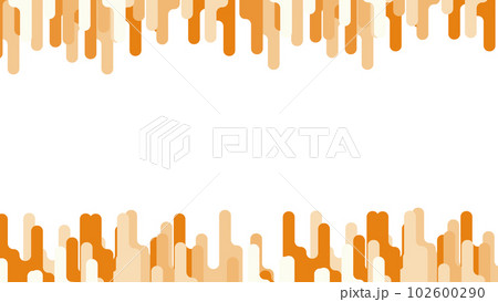 角丸の抽象的な形を上下に置いた背景イラスト 102600290