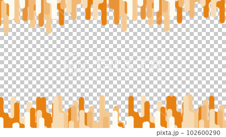 角丸の抽象的な形を上下に置いた背景イラスト 102600290