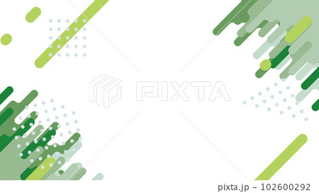 角丸の抽象的な形を対角に置いた背景イラスト 102600292