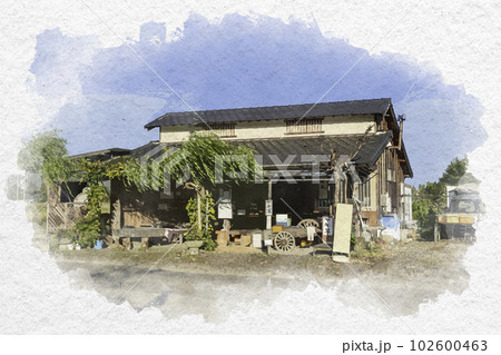 水彩画風 四国八十八箇所9番 法輪寺 鐘萬うるし茶屋 徳島県阿波市 水彩画風 四国八十八箇所9番 法輪寺 鐘萬うるし茶屋 徳島県阿波市 102600463