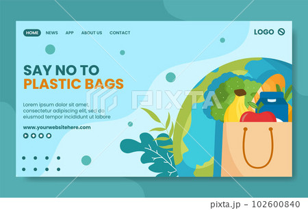 International Plastic Bag Free Day Social Media Landing Page Flat Cartoon Hand Drawn Template Illustration International Plastic Bag Free Day Social Media Landing Page Flat Cartoon Hand Drawn Template Illustration 102600840