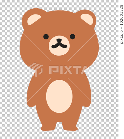 かわいい子熊の全身イラスト 102601528