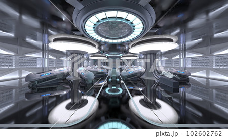 宇宙船内の風景 102602762