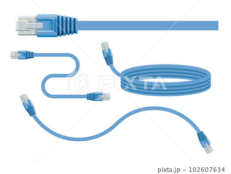 LANケーブルのイラスト LANケーブルのイラスト 102607634