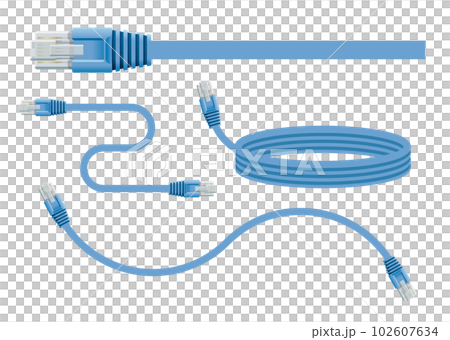 LANケーブルのイラスト LANケーブルのイラスト 102607634