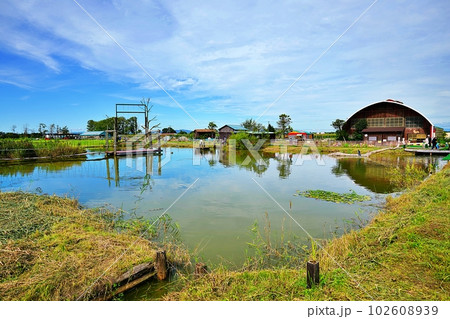 北海道江別市の体験牧場 アースドリーム角山農場の風景 102608939