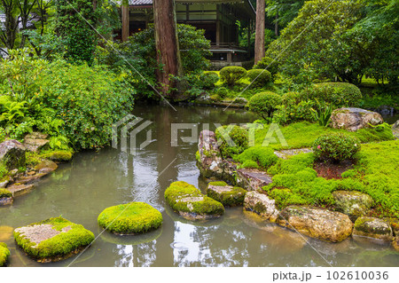 京都大原の夏 緑豊かな三千院 有清園 京都大原の夏 緑豊かな三千院 有清園 102610036