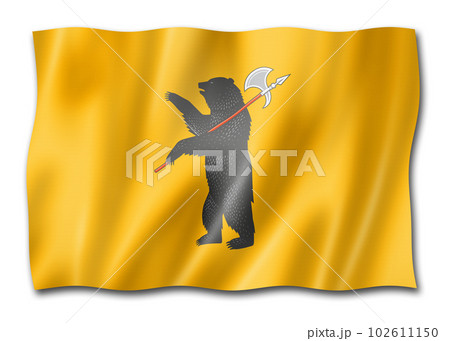 Yaroslavl state - Oblast - flag, Russia Yaroslavl state - Oblast - flag, Russia 102611150