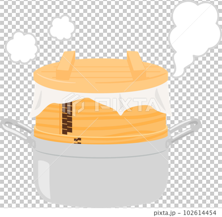 Japanese steam basket raising steam 102614454