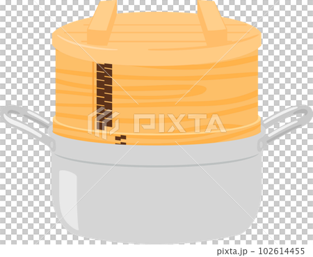 鍋に乗せた和せいろ 鍋に乗せた和せいろ 102614455