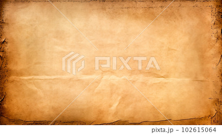 アンティーク風の古い紙の背景「AI生成画像」 102615064