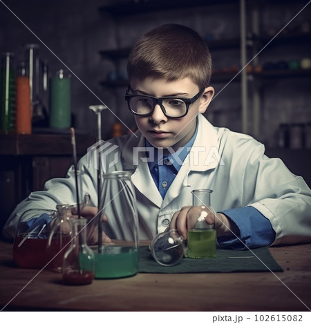 Young male researcher carrying out scientific research in a lab Young male researcher carrying out scientific research in a lab 102615082