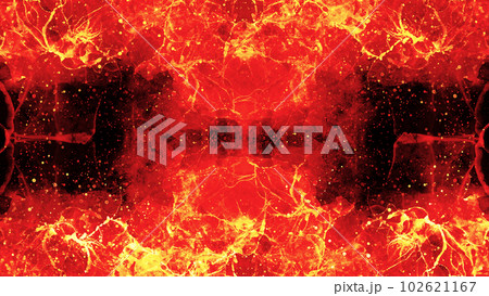 燃え盛る炎のような抽象的なイラスト素材 燃え盛る炎のような抽象的なイラスト素材 102621167