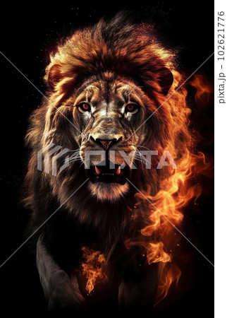 Felidae Orange Lion Live Wallpaper  free download