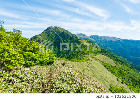 春の伊予富士・寒風山・笹ヶ峰登山（伊予富士～寒風山） 102621806