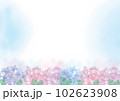 紫陽花の背景イラスト素材 102623908