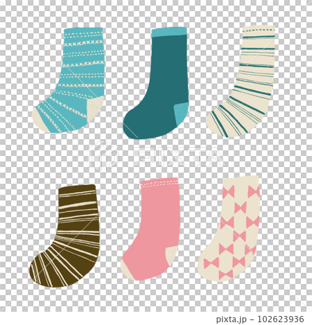 多彩的襪子 102623936
