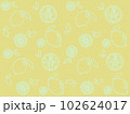 レモンのテキスタイル背景 102624017