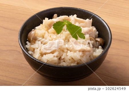 鶏ササミの炊き込みご飯 102624549