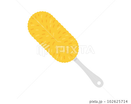 黄色のハンディワイパーのイラスト 102625714