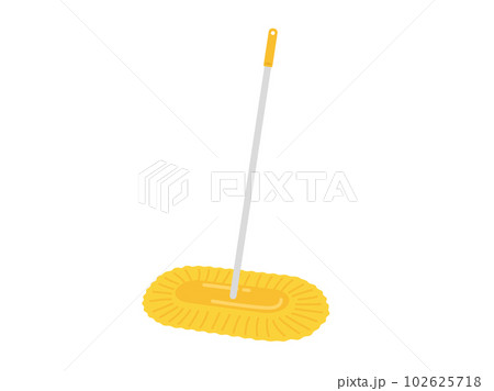 黄色のフロアモップのイラスト 102625718