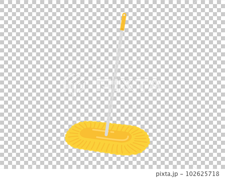 黄色のフロアモップのイラスト 102625718