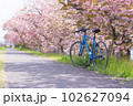 安威川の桜並木 102627094
