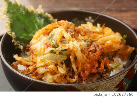 掻き揚げ丼 102627560