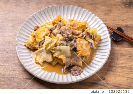 豚肉と厚揚げの甘味噌炒め 102629555