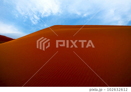 This is a beautiful landscape of the Namib Desert, a famous tourist attraction in Namibia. 102632612