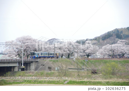えちごトキめき鉄道 ET122形気動車 能生の桜 102636275