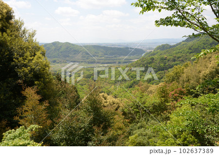 海住山寺　展望台からの風景　京都府木津川市加茂町 102637389