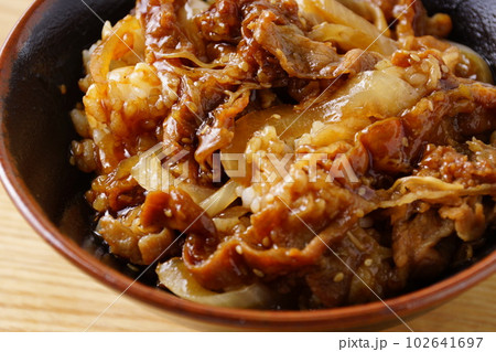 美味しいカルビ牛丼 102641697