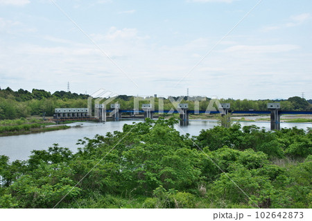 岡本頭首工の風景 102642873