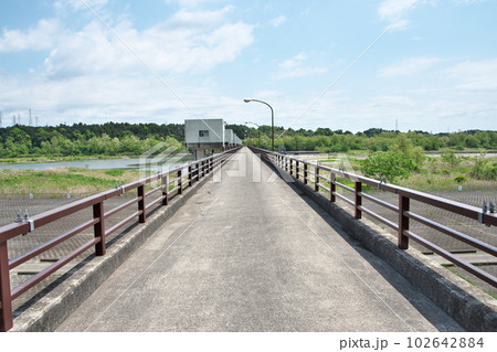 岡本頭首工の風景 岡本頭首工の風景 102642884