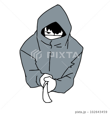 刃物を突きつけてくる不審者 刃物を突きつけてくる不審者 102643459