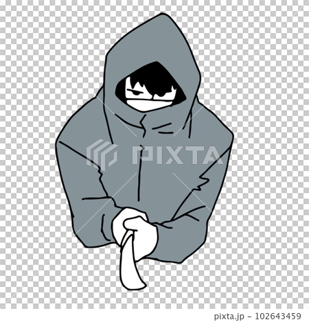 刃物を突きつけてくる不審者 刃物を突きつけてくる不審者 102643459