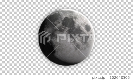 Earth World Moon Planet On Galaxy Space Isolated Transparent Alpha PNG 102648506