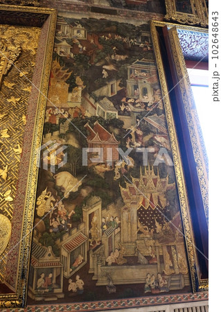 ワット・ポーの仏画 102648643