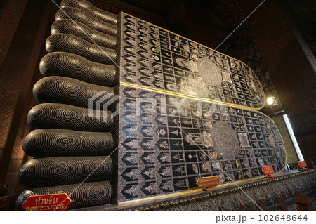 タイのワット・ポー　足の裏 102648644