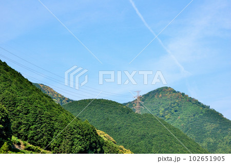 静岡市郊外春の里山風景 静岡市郊外春の里山風景 102651905