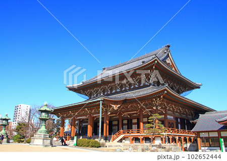 名古屋市、東別院本堂の風景 102652444