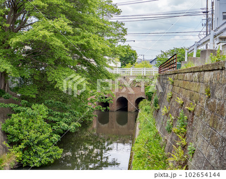 【小山樋門】千葉県松戸市　千葉県内に現存する最古のレンガ造りの水門 102654144
