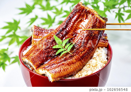 鰻丼　うなぎの蒲焼　鰻 102656548