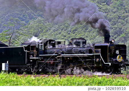 津和野　津和野駅　SL　蒸気機関車　島根 102659510