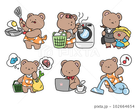 家事する母クマ 102664654
