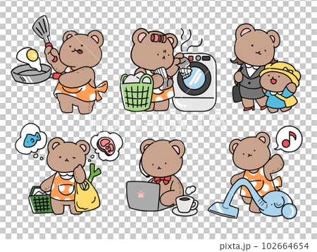 家事する母クマ 102664654